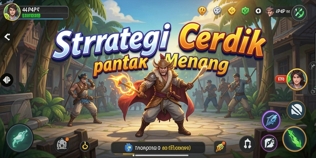 Gameplay menarik 4P4P dengan berbagai strategi yang harus diterapkan.
