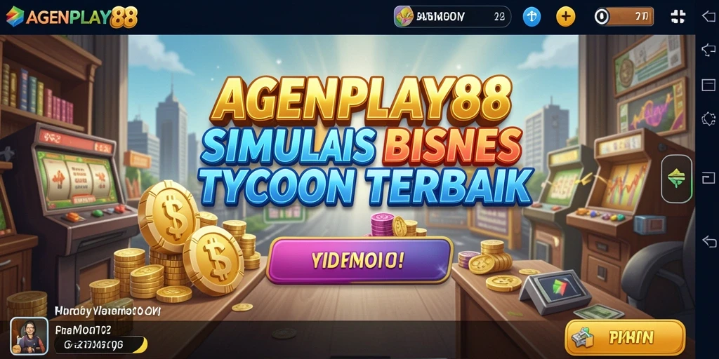 Tampilan gameplay AGENPLAY88 yang menarik dengan elemen Tycoon.