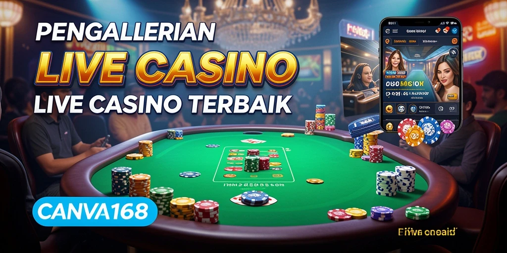Gameplay menarik dari Live Casino di CANVA168 yang menampilkan dealer langsung.