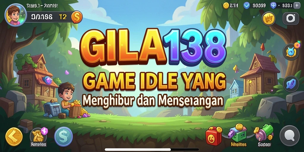 Screenshot gameplay GILA138 menampilkan aksi karakter dalam permainan Idle.