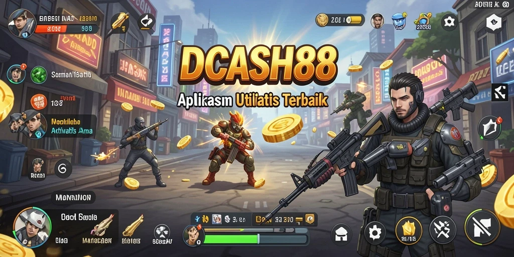 Tampilan intuitif aplikasi IDCASH88 yang memudahkan pengguna.