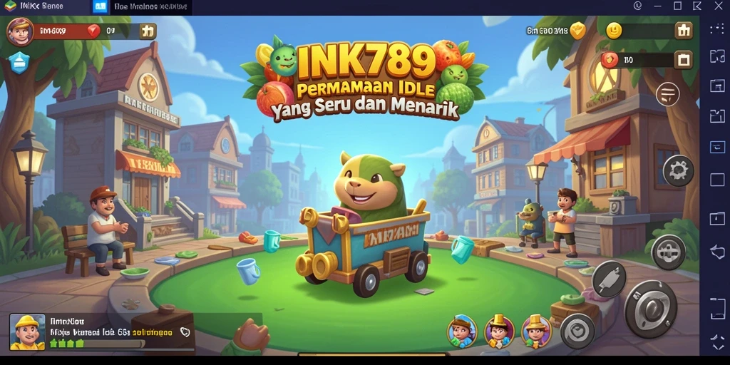 Screenshot gameplay INK789 menampilkan keseruan bermain Idle.
