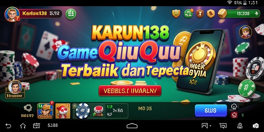 Screenshot menunjukkan gameplay seru di KARUN138 QiuQiu.