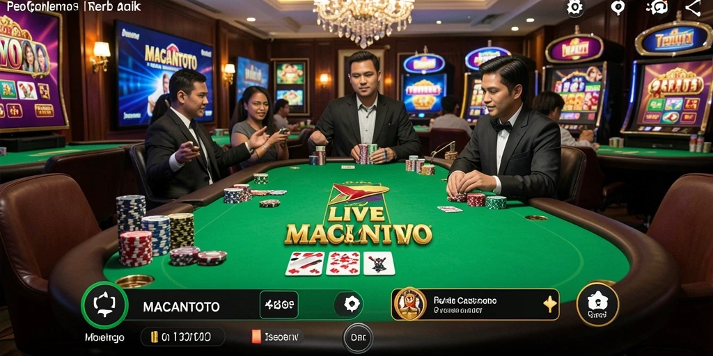 Gameplay Live Casino yang menarik dan interaktif di MACANTOTO.
