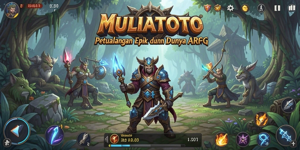 Tampilan gameplay seru dan penuh aksi di MULIATOTO.