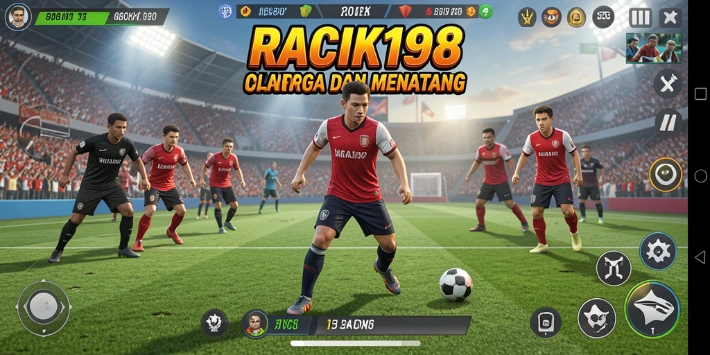 Screenshot gameplay <strong>RACIK198</strong> yang menunjukkan aksi olahraga seru.