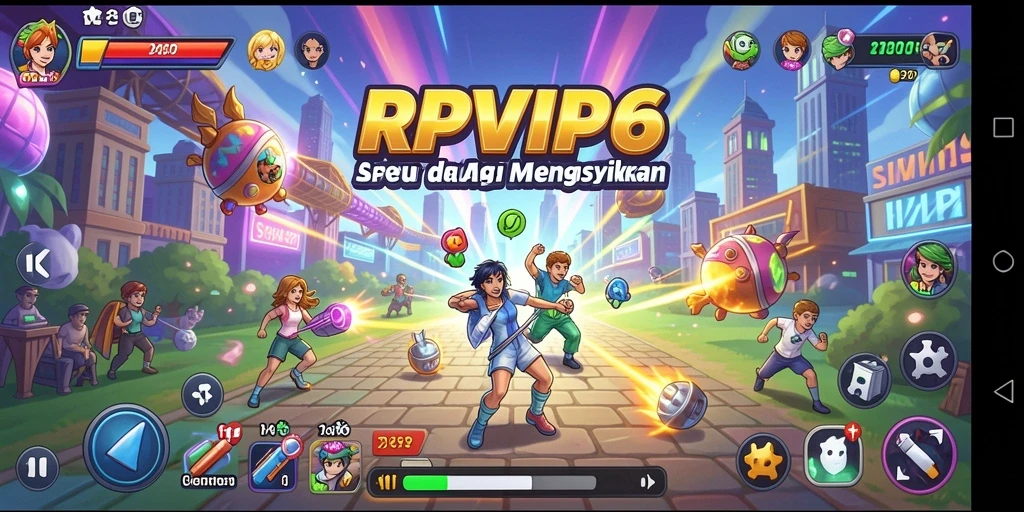 Tampilan gameplay seru RPVIP6 yang menantang keterampilan pemain.