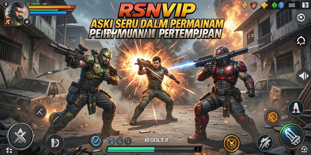 Tampilan gameplay RSNVIP yang penuh aksi dan seru.