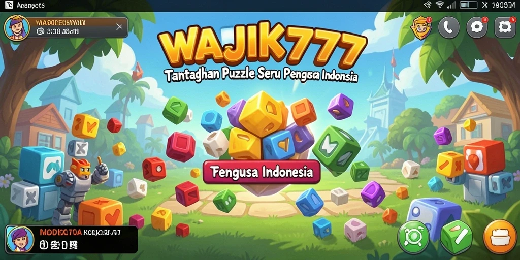 Tampilan gameplay menarik dari WAJIK777, menunjukkan tantangan dan level yang berbeda.